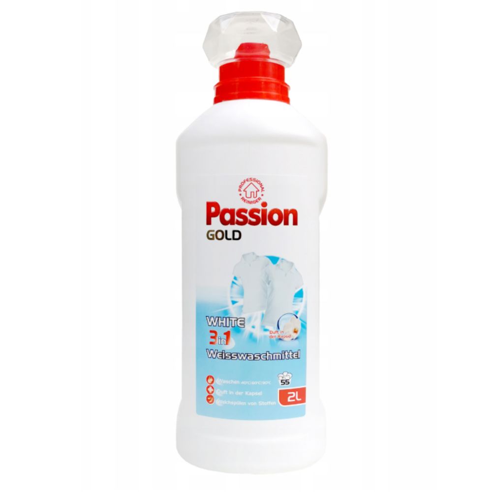 Płyn Żel do prania białego Passion Gold 2 l