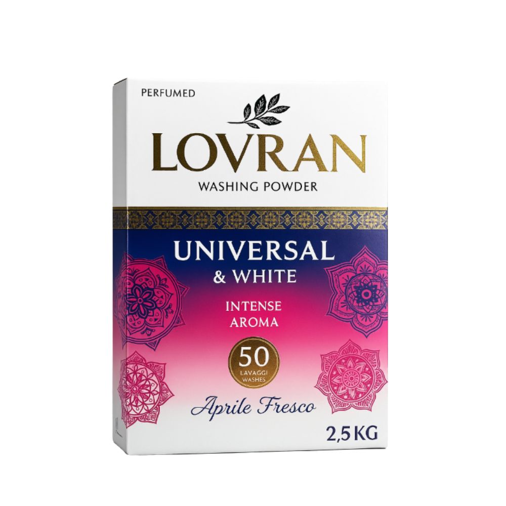 LOVRAN PROSZEK DO PRANIA UNIWERSALNEGO I BIAŁEGO APRILE & FRESCO 2,5 KG