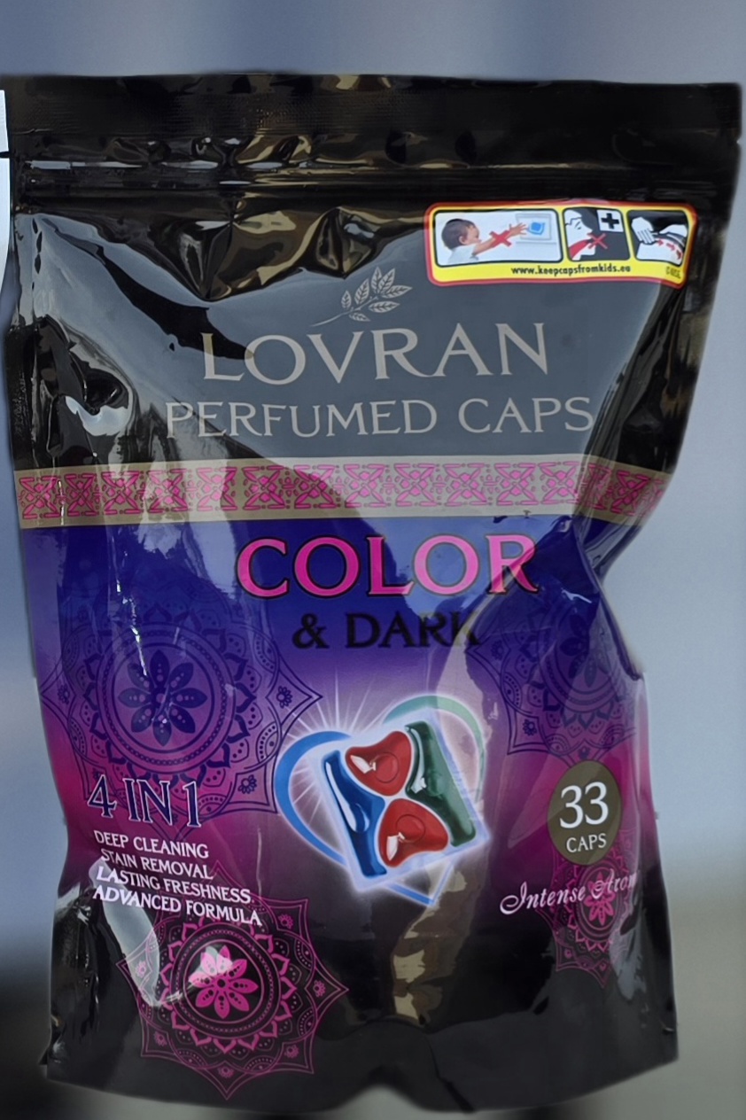 Kapsułki do prania Lovran "Color & Dark" 33szt