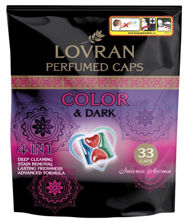 Kapsułki do prania Lovran "Color & Dark" 33szt - obrazek 5