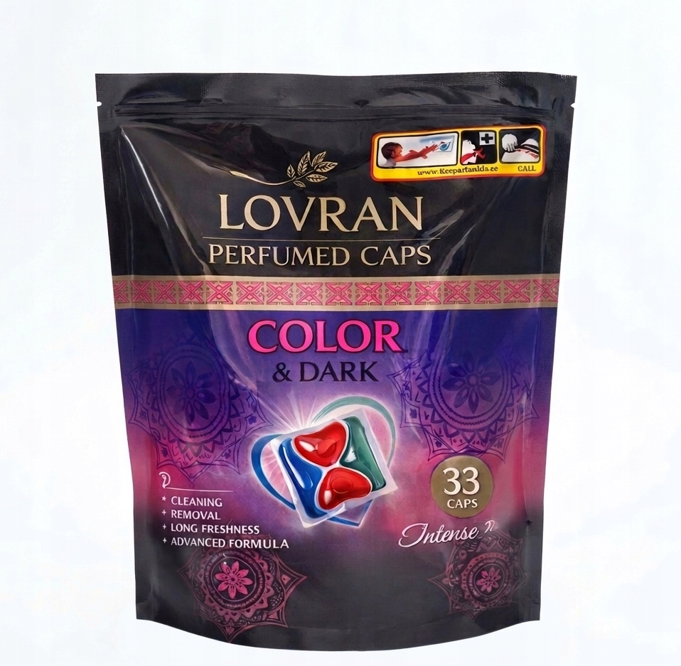 Kapsułki do prania Lovran "Color & Dark" 33szt
