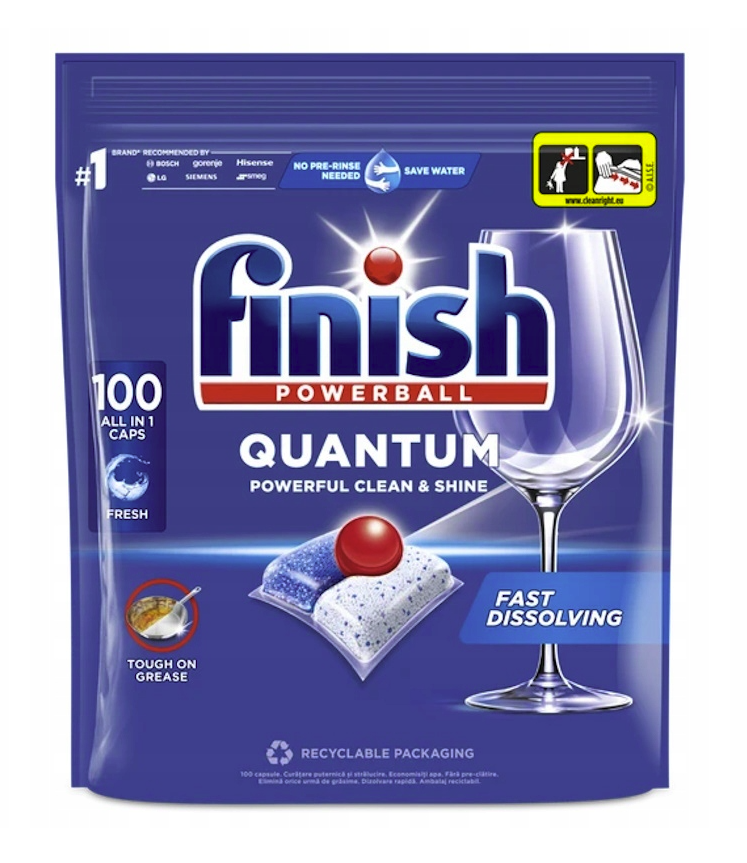 Finish Quantum kapsułki do zmywarki Fresh 100 szt